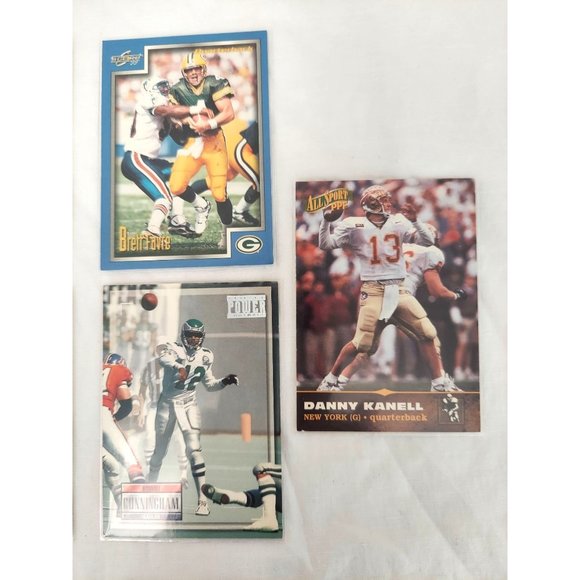 Vintage Mixed Football Trading Cards Classic, Fleer, Pro Set, & Topps 1990's Lot - Picture 3 of 6